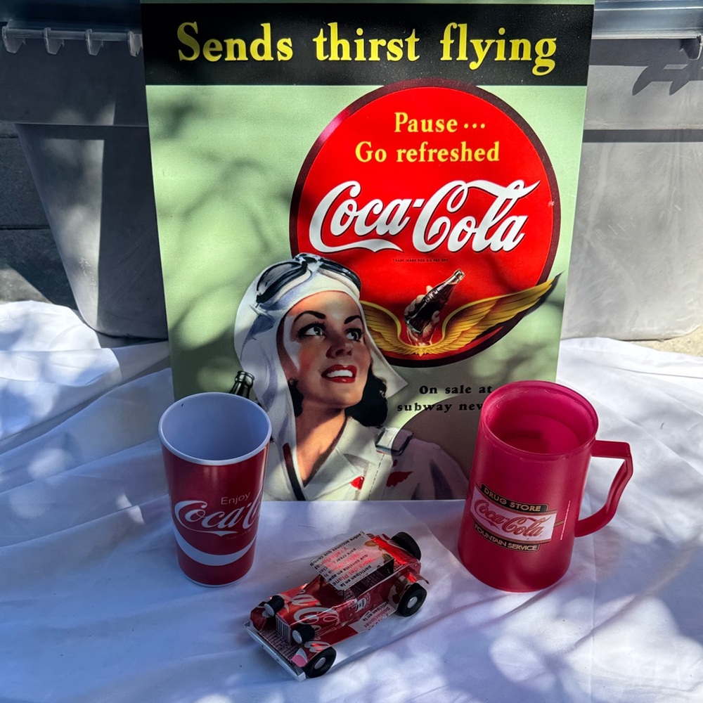 Coca-Cola Collectible Home Decor Trinket Set - Picture 1 of 7